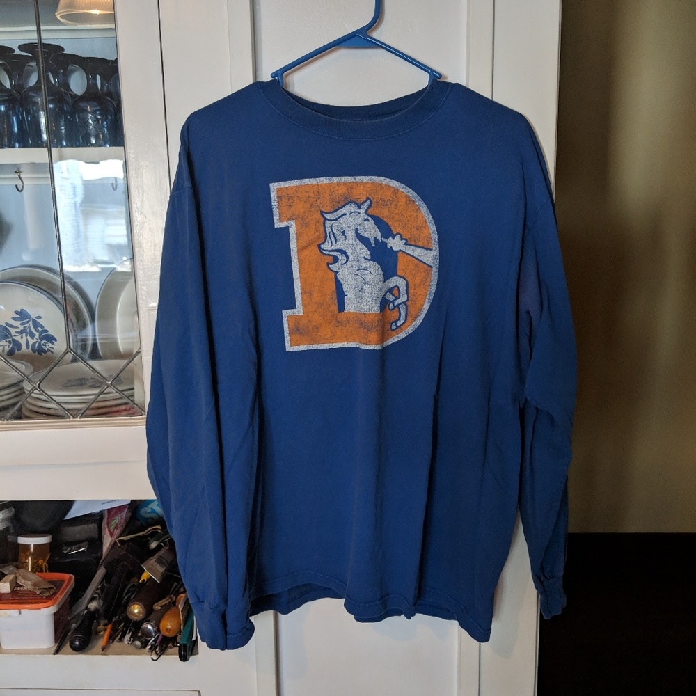 Denver Broncos Retro LG Long Sleeve T Shirt